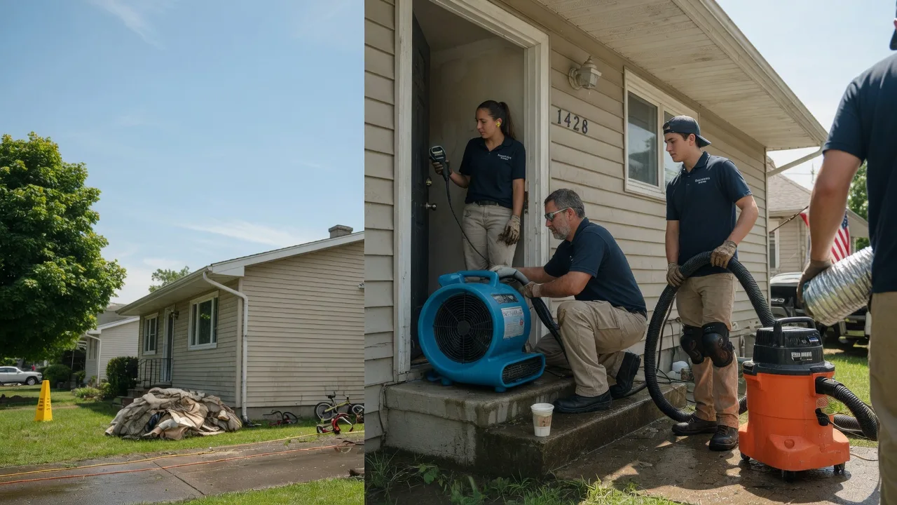 Water Damage Restoration in Milford Center, OH near me